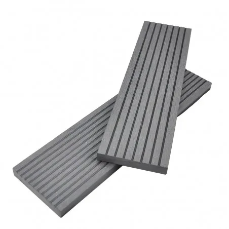 Τάβλα μασίφ wpc 1,2 x 7,2 x 390 εκ γκρί Τάβλα μασίφ wpc 1,2 x 7,2 x 390 εκ γκρί