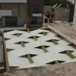 Ξύλινη πέργκολα με τεντόπανο Ξύλινη πέργκολα με τεντόπανο