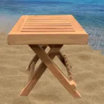 Βοηθητικό τραπέζι ξαπλώστρας teak Βοηθητικό τραπέζι ξαπλώστρας teak