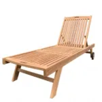 Ξαπλώστρα Teak Παραλίας 197εκ. Ξαπλώστρα Teak Παραλίας 197εκ.