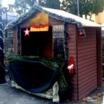 Ξύλινο περίπτερο 240x100εκ Ξύλινο περίπτερο 240x100εκ