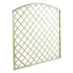 Ξύλινο Καφασωτό Διαγώνιο (μάτι 12x12) Αψίδα - 180 x 180εκ.